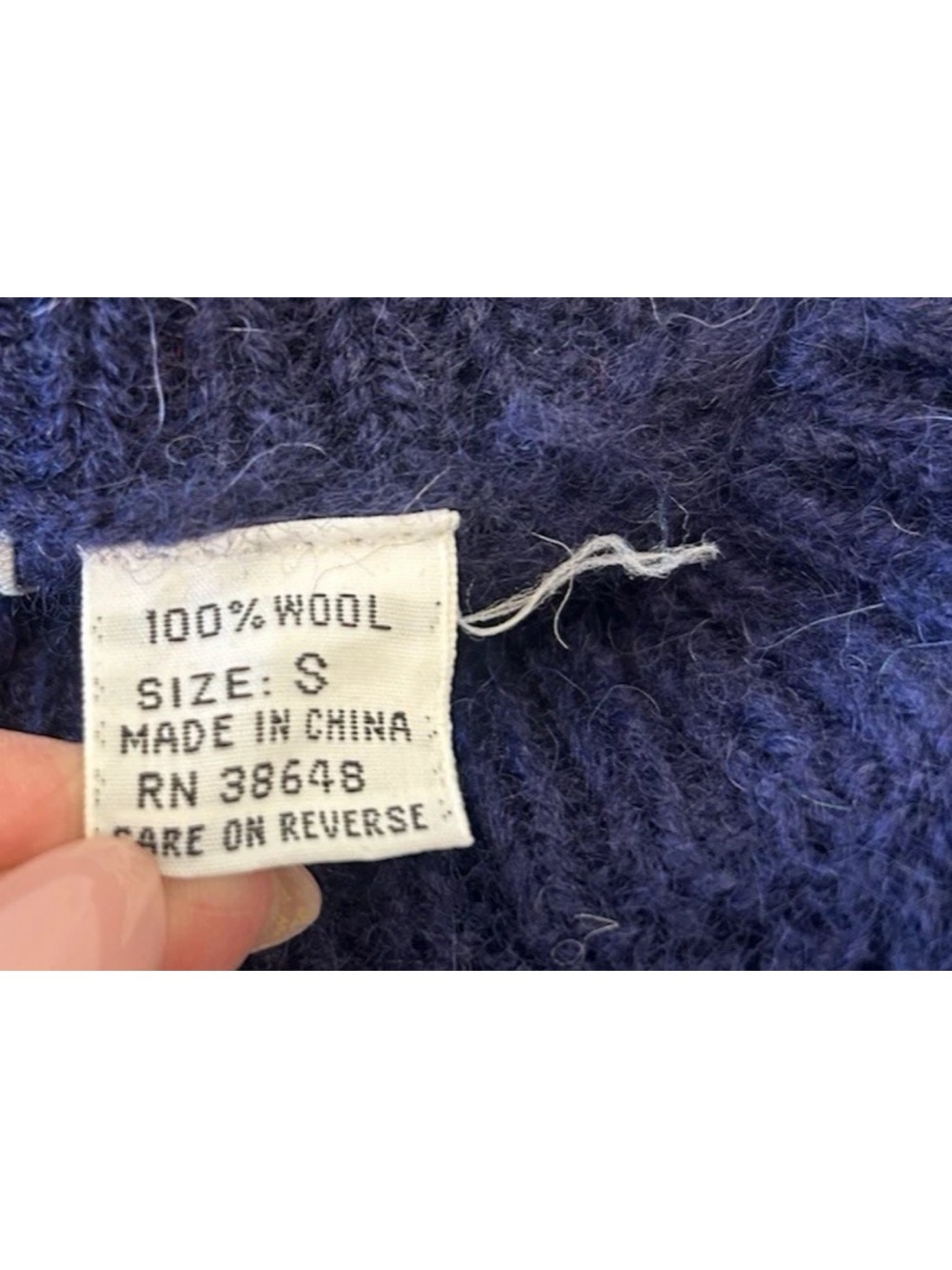 Vintage 80's The Sporting Life Sheepdog 100% Wool Sweater Women's Size Small - Picture 5 of 5